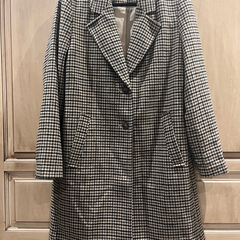 Ardene Classic Houndstooth Pea Coat
